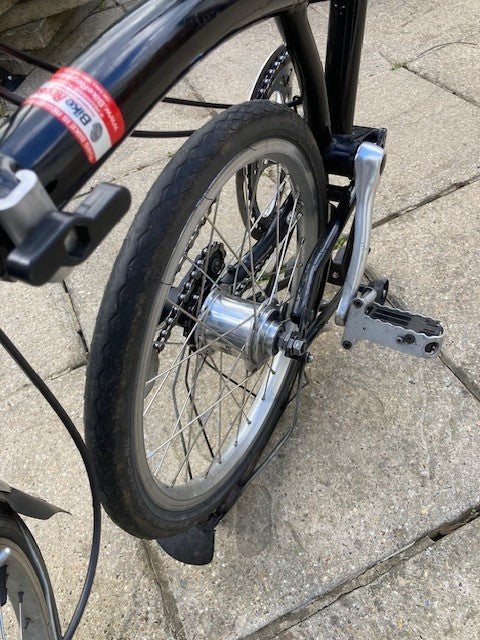 Brompton folding bike 3 speed M3L - black