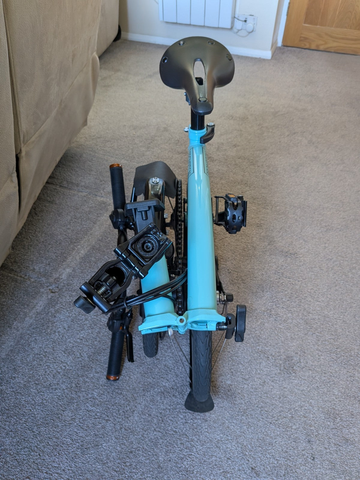 Brompton M6L (C-Line) 6-Speed Black Edition in Turkish Green ++ Upgrades - Rare