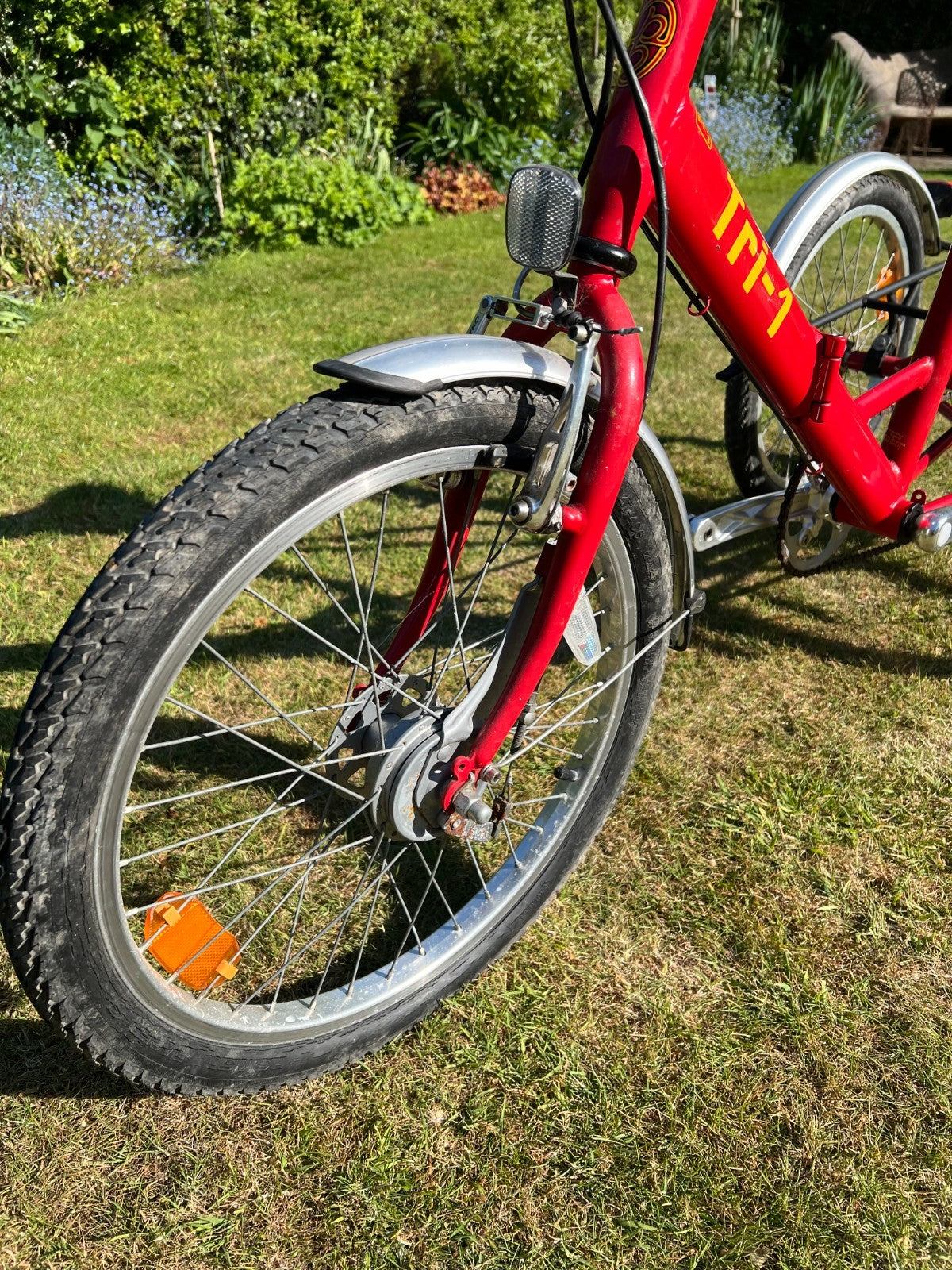 Adult folding tricycle Pashley Tri 1, red, good condition