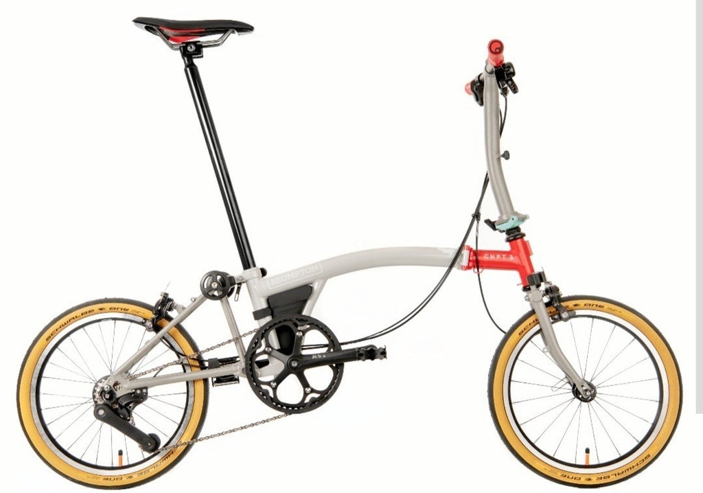 Brompton CHPT3 V4 Titanium Limited-Edition 4-Speed Bike + Extras