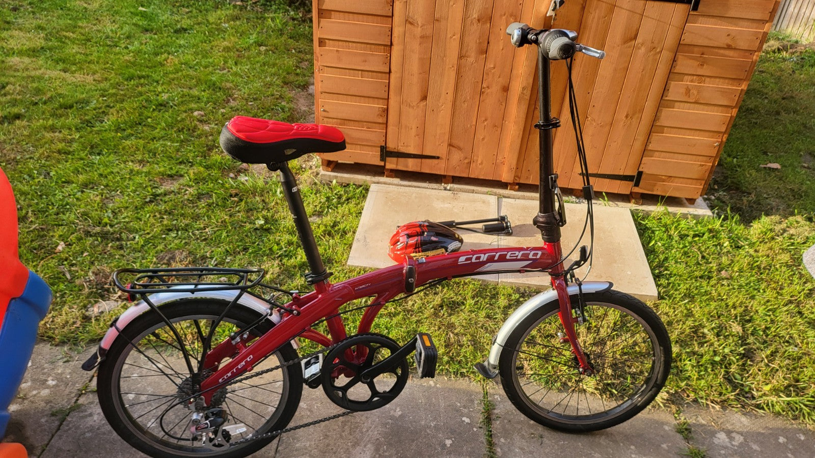 Red Career Foldable Lightweight Bicycle Bike