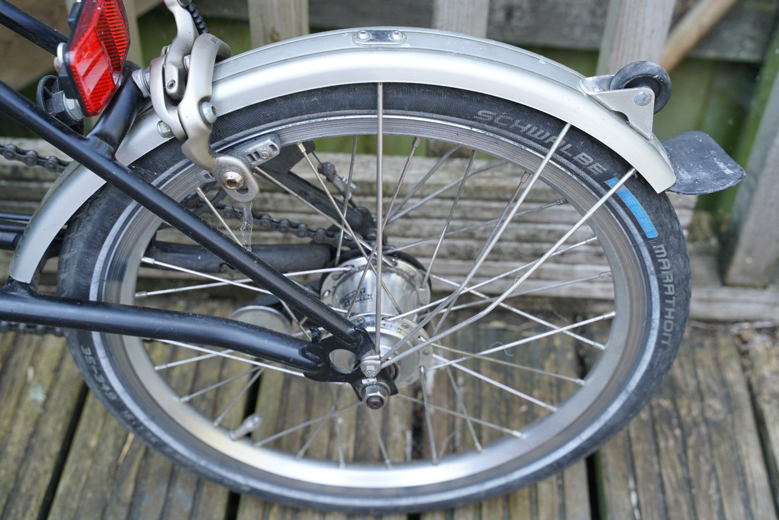 Brompton M3L Folding Bike 3-Speed Black 2016