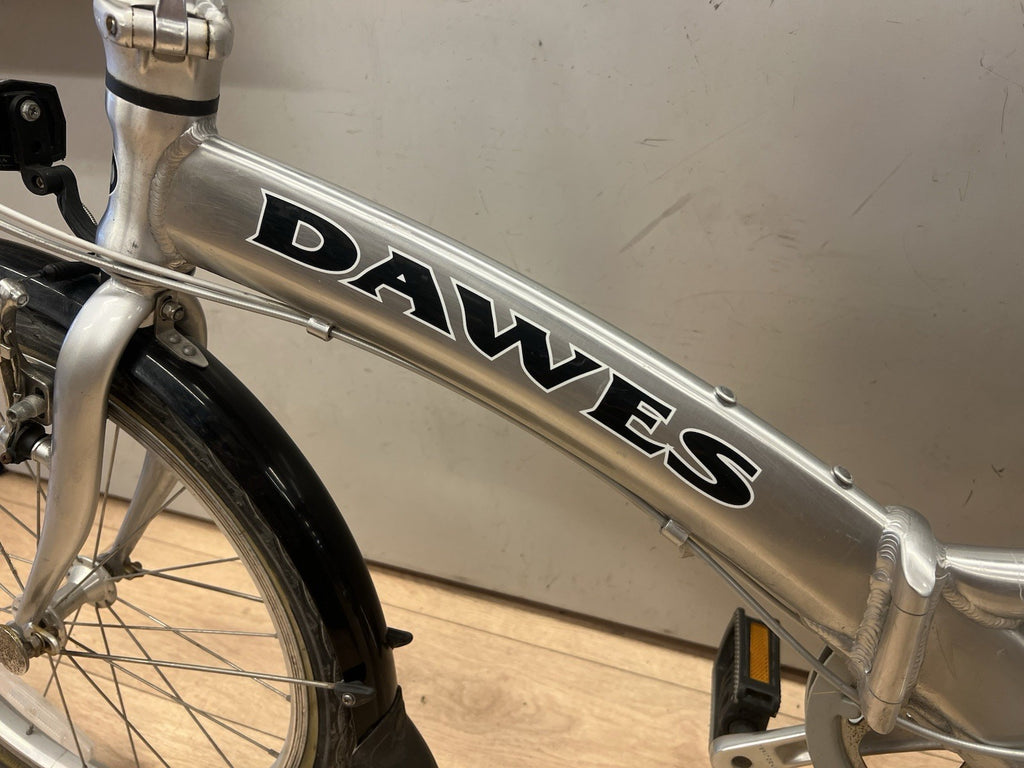Used Dawes Kingpin Folding Lightweight Seatpost Pump Silver Traditional Bike