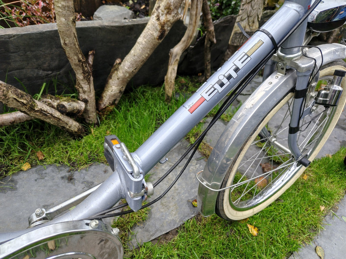 Pair Of Quality 1980s Retro Folding Bicycles ELITE brand German Made
