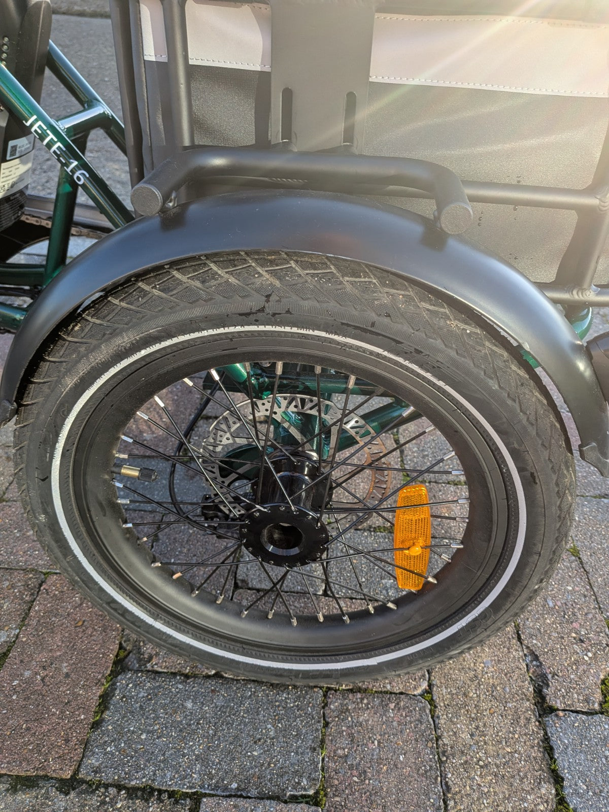 Jorvik Elite  Folding Compact Tricycle Jet-16.Ex Demo.24 Miles Usage,L@@k