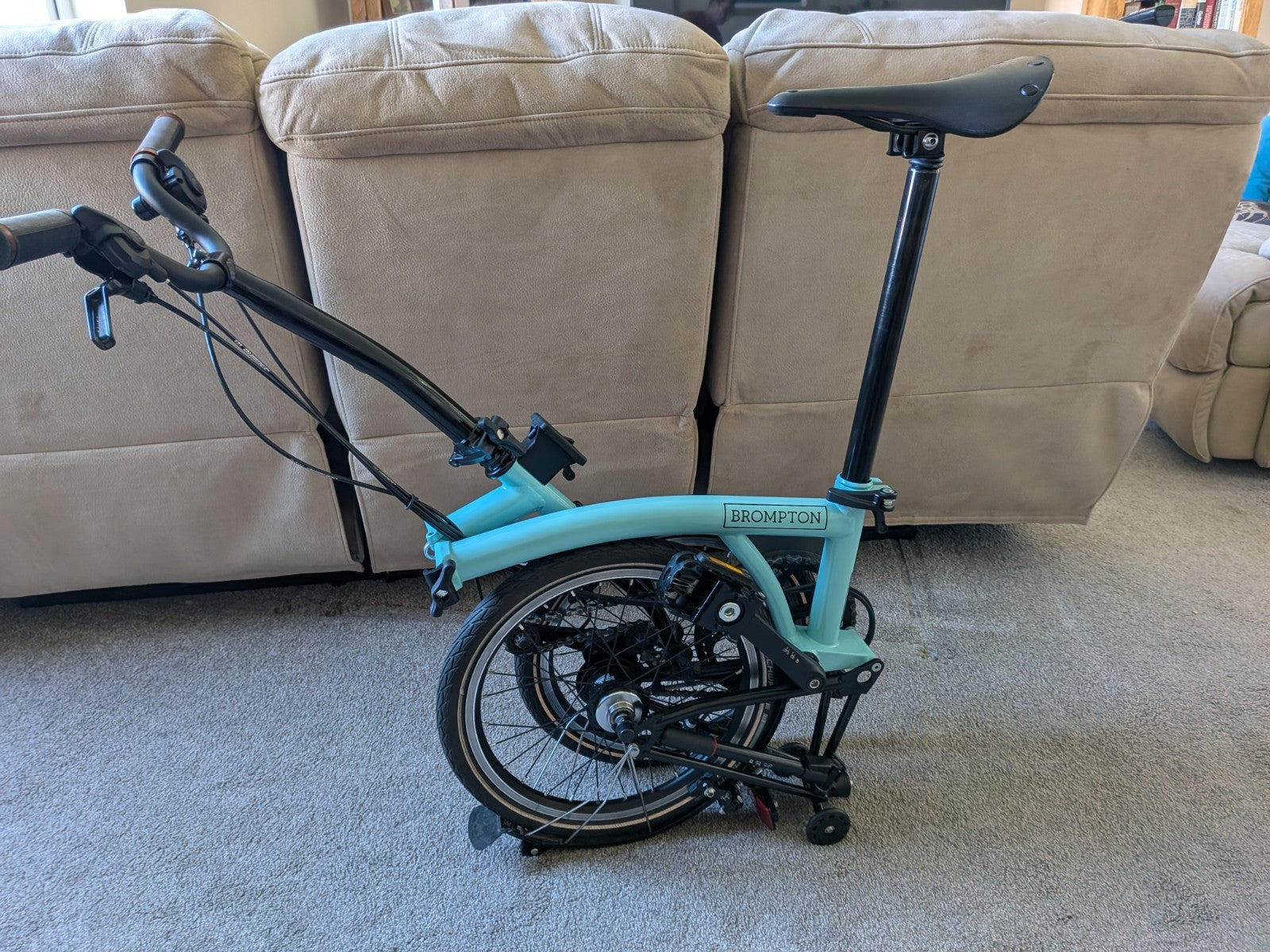Brompton M6L (C-Line) Black Edition Turkish Green with Upgrades, Rare & Pristine