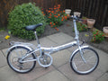 Land Rover City Lite Folding Bike 6 Speed , Aluminium Frame & Carry Bag Rake