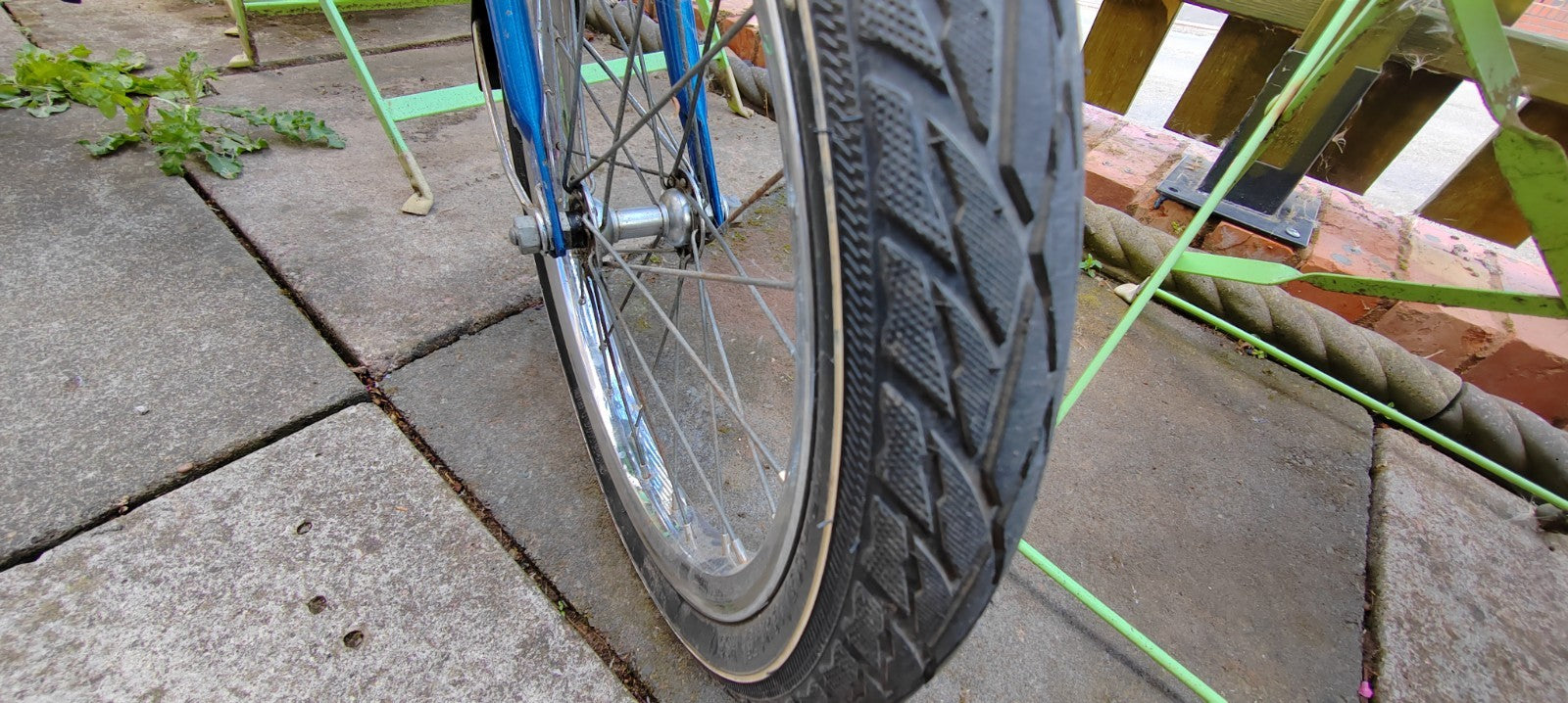 Dahon Folding Bicycle 16" Wheels Blue 3 speed Vintage GWO Collection Only Leics