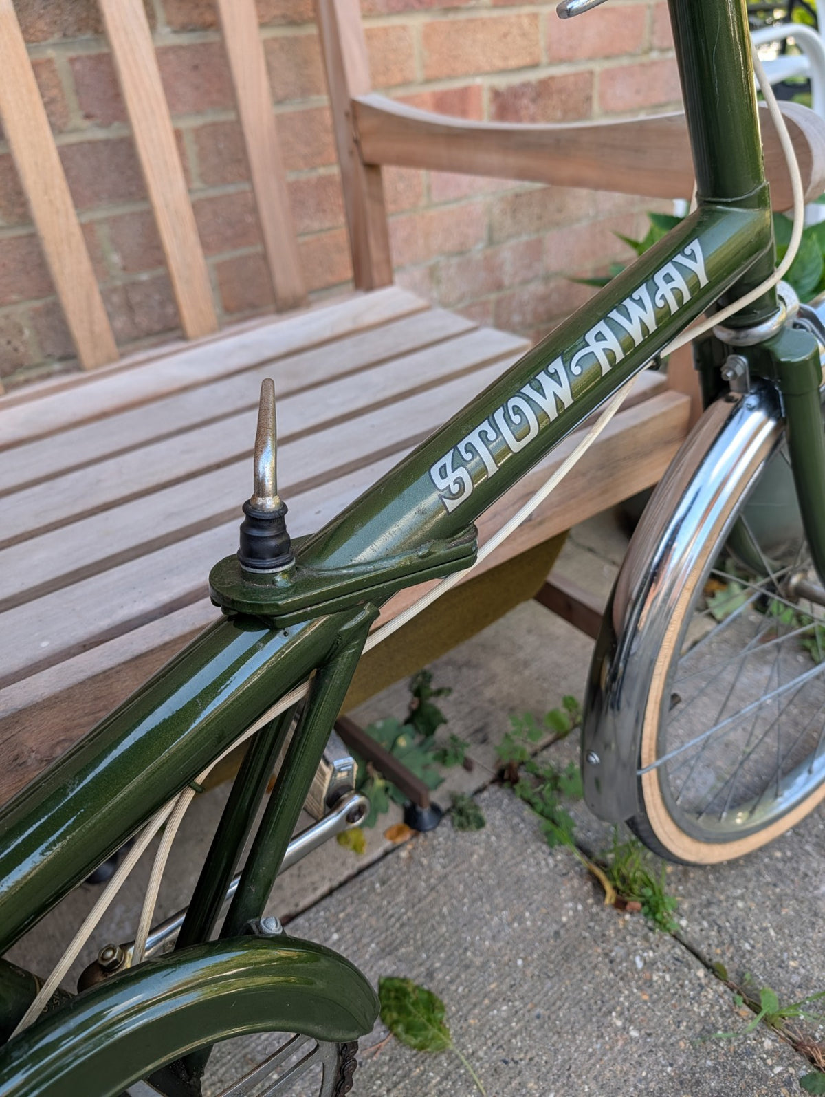 Raleigh Stowaway Twenty  Shopper bike folding bike 1977 good original survivor