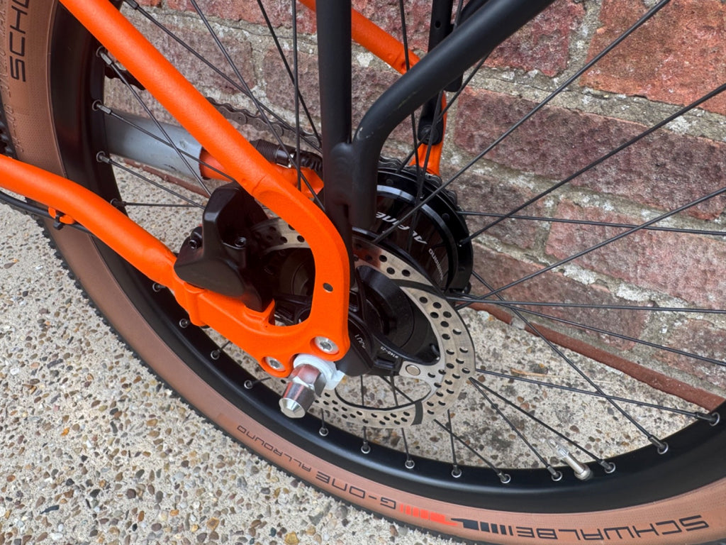 Brompton G Line Folding Bike - Small - Roller Frame - 8 Speed Alfine - Mudguards