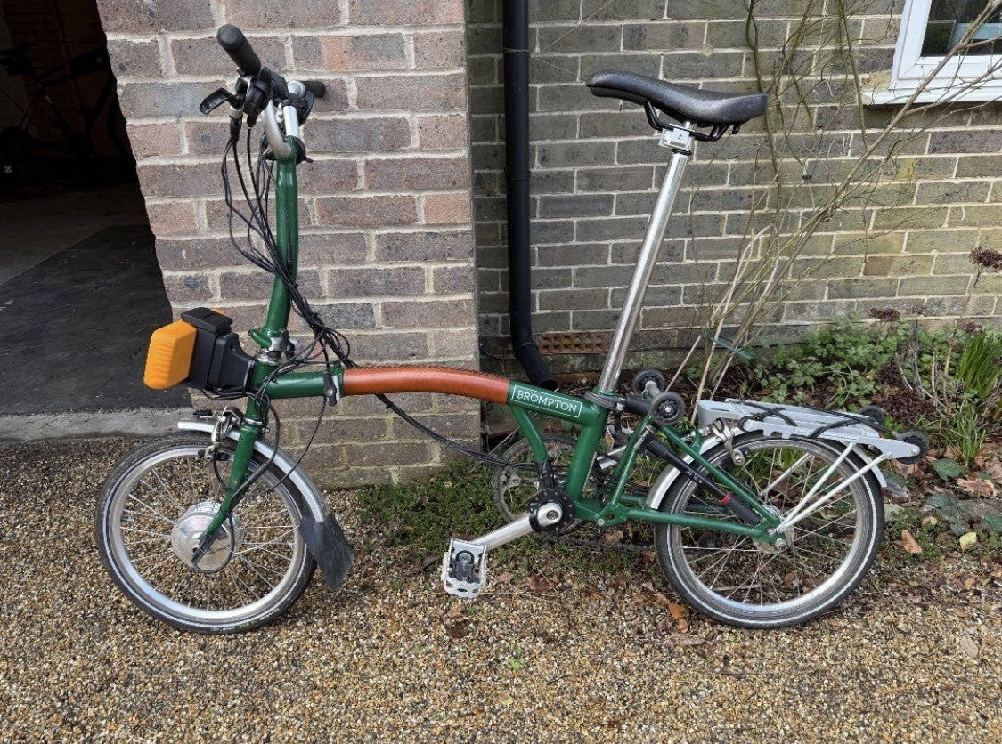 Brompton M6L with Swytch MAX kit and lots of extras.