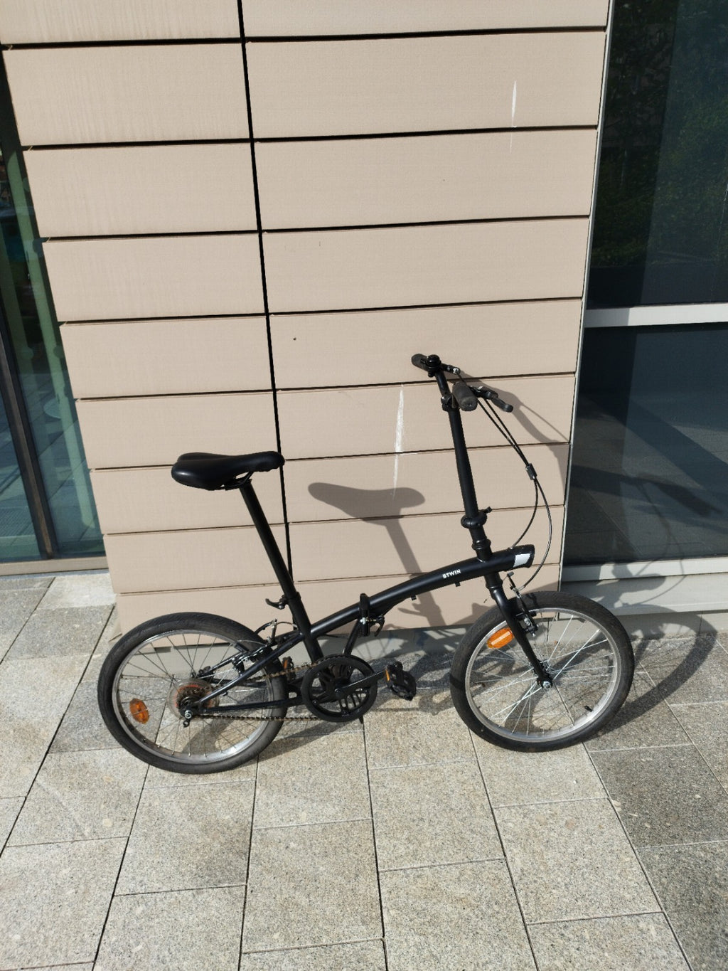 Decathlon B'Twin Folding Bike, single speed, easy to fold, space saver