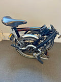Brompton M3L Folding Bike 3-Speed, Black.
