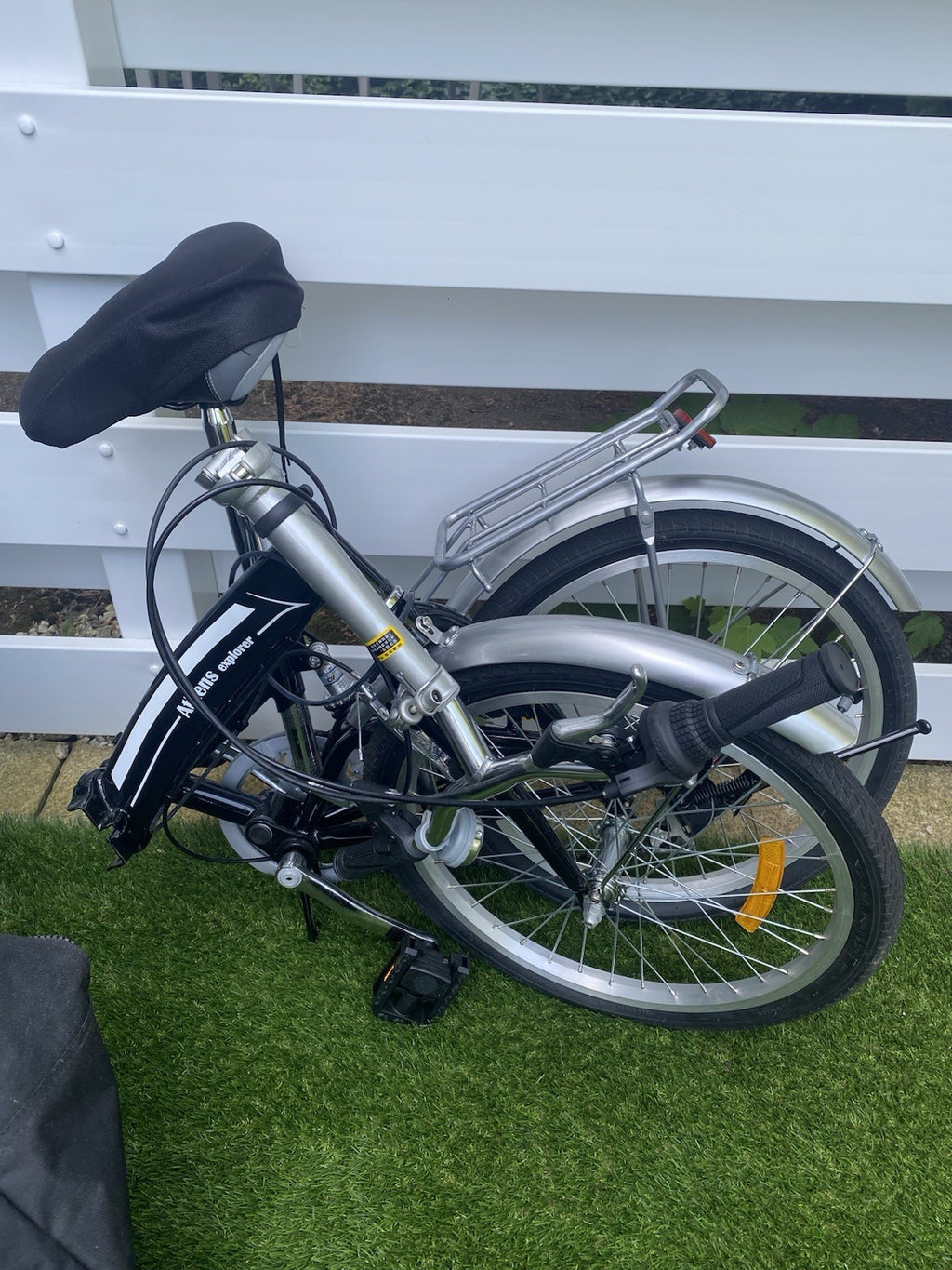 Athens Explorer Folding Bike 20-inch Wheels with Carry Case Unisex