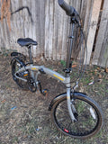 Raleigh Evo Two Folding Bike 20" Aluminium Frame, 7-Speed, Rear Rack Stand