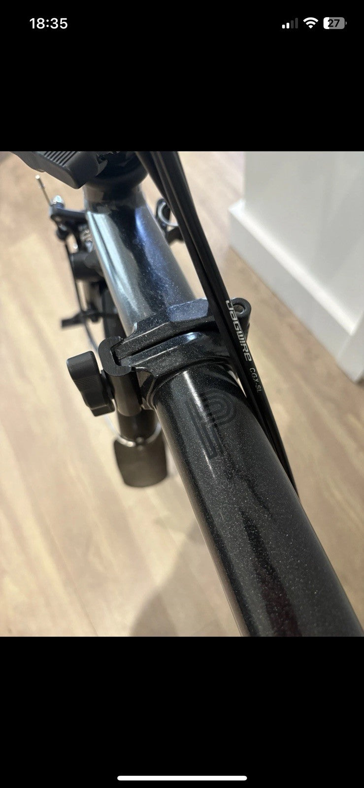 Brompton P Line Explore 2025 12-Speed Mid + upgrades - Midnight Black