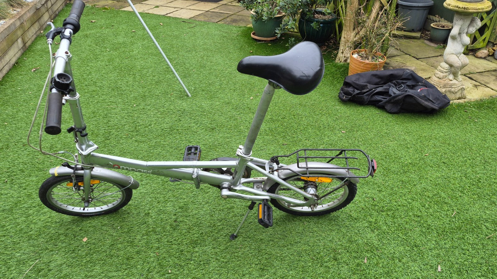 Compass  lightweight folding bicycle 16" wheels.