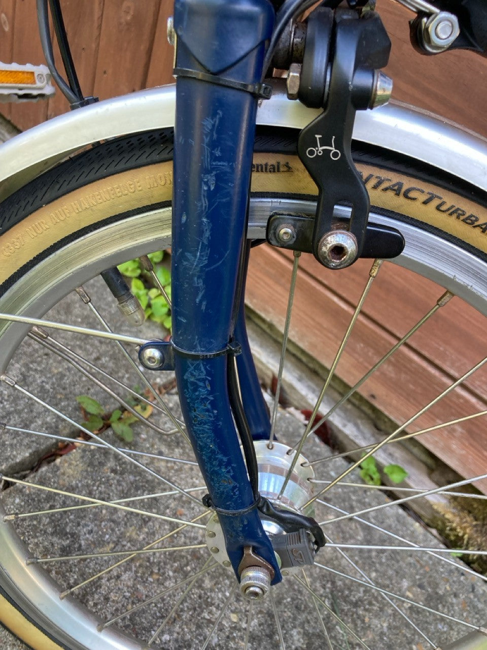 Brompton S6l 2019  - dynamo lights , mudguards & carrier block - 6 speed