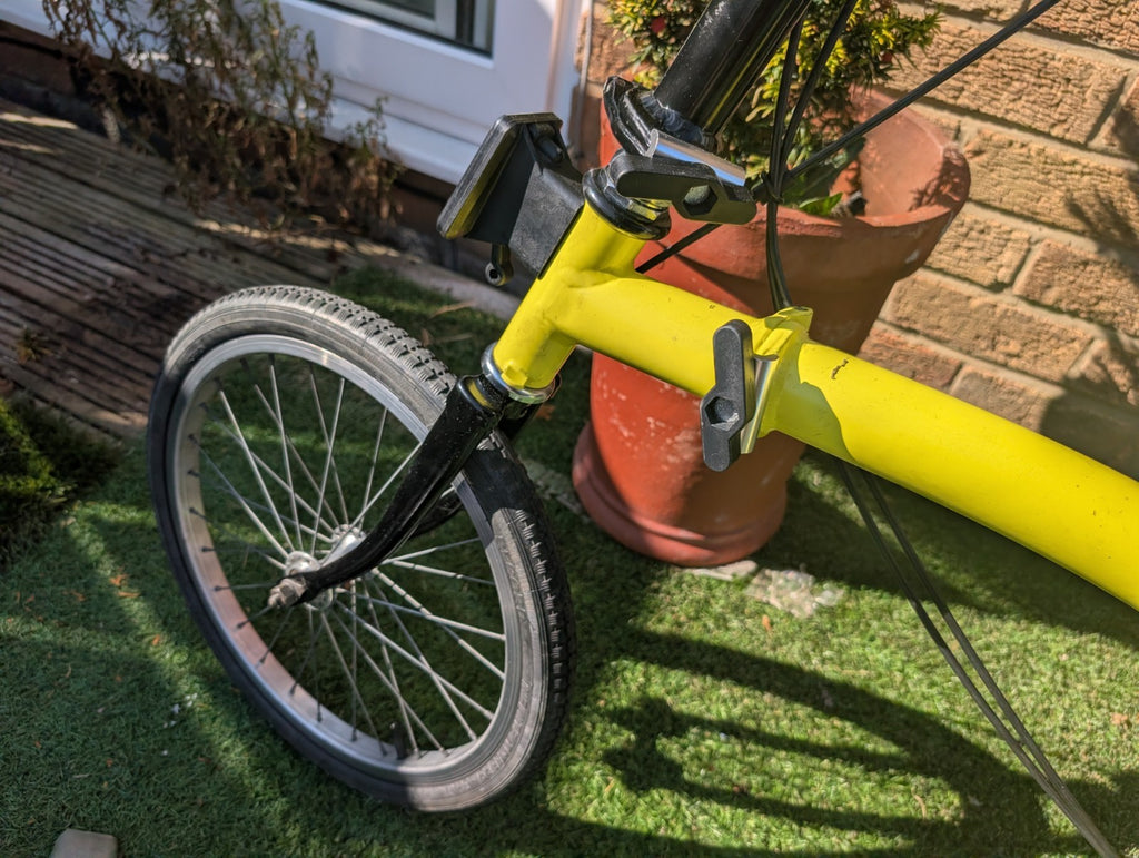 Brompton 1998 C Line T5 Folding Bike 5 Speed plus parts requires assembly