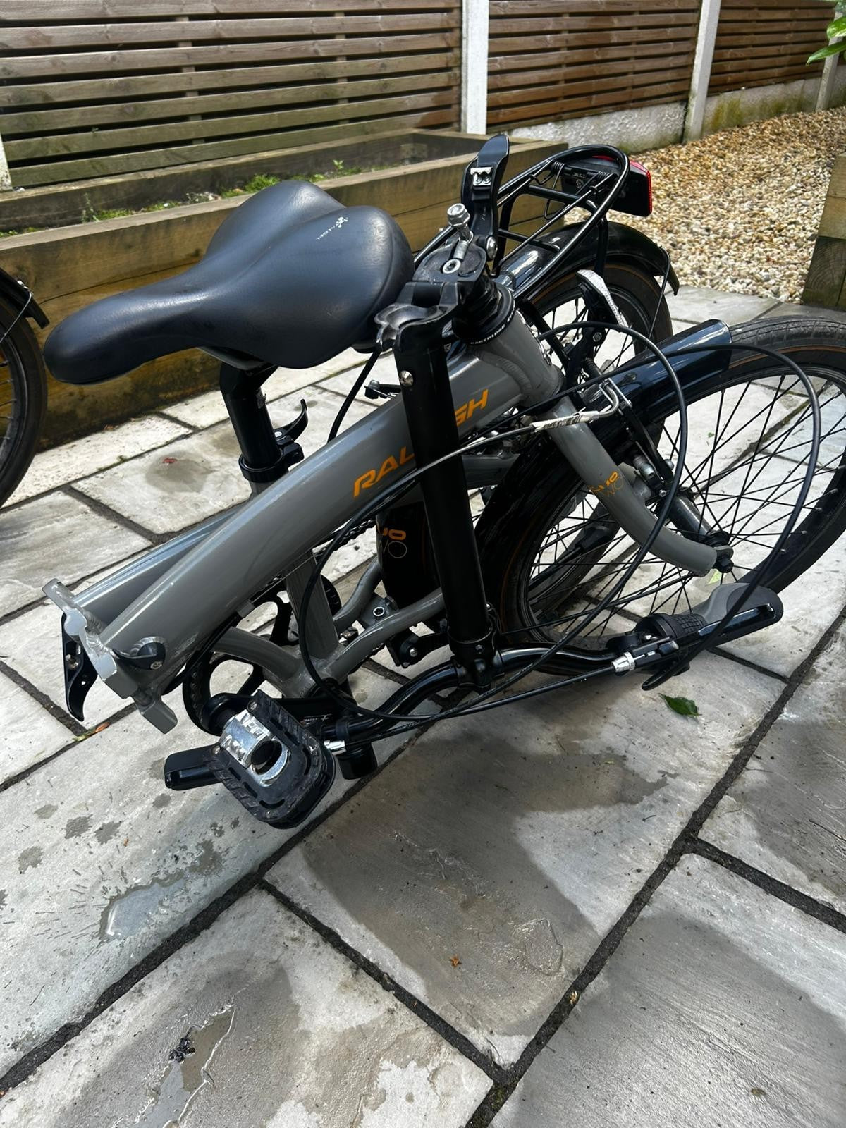 2 x Raleigh Evo Two Fold Up Bike 7 Speed Great Condition Collection Only