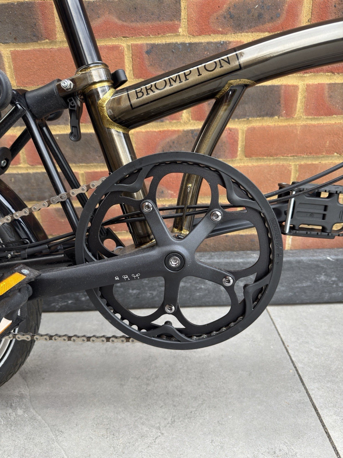 Brompton C Line 2 Speed Mid Handle Bar 2025 In Clear Lacquer Excellent Condition
