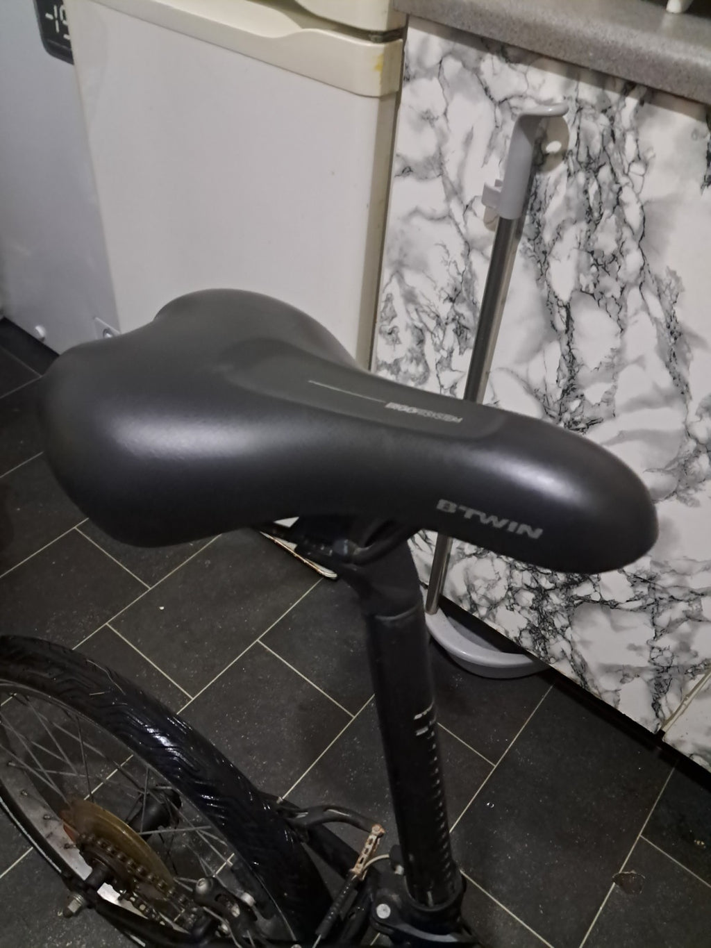 20'' Black Lightweight Folding Bike Single Speed