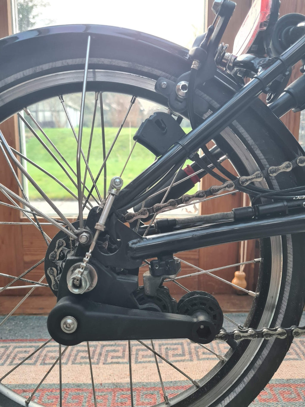 Brompton Electric C Line - 6 Speed - Mid Black + City bag