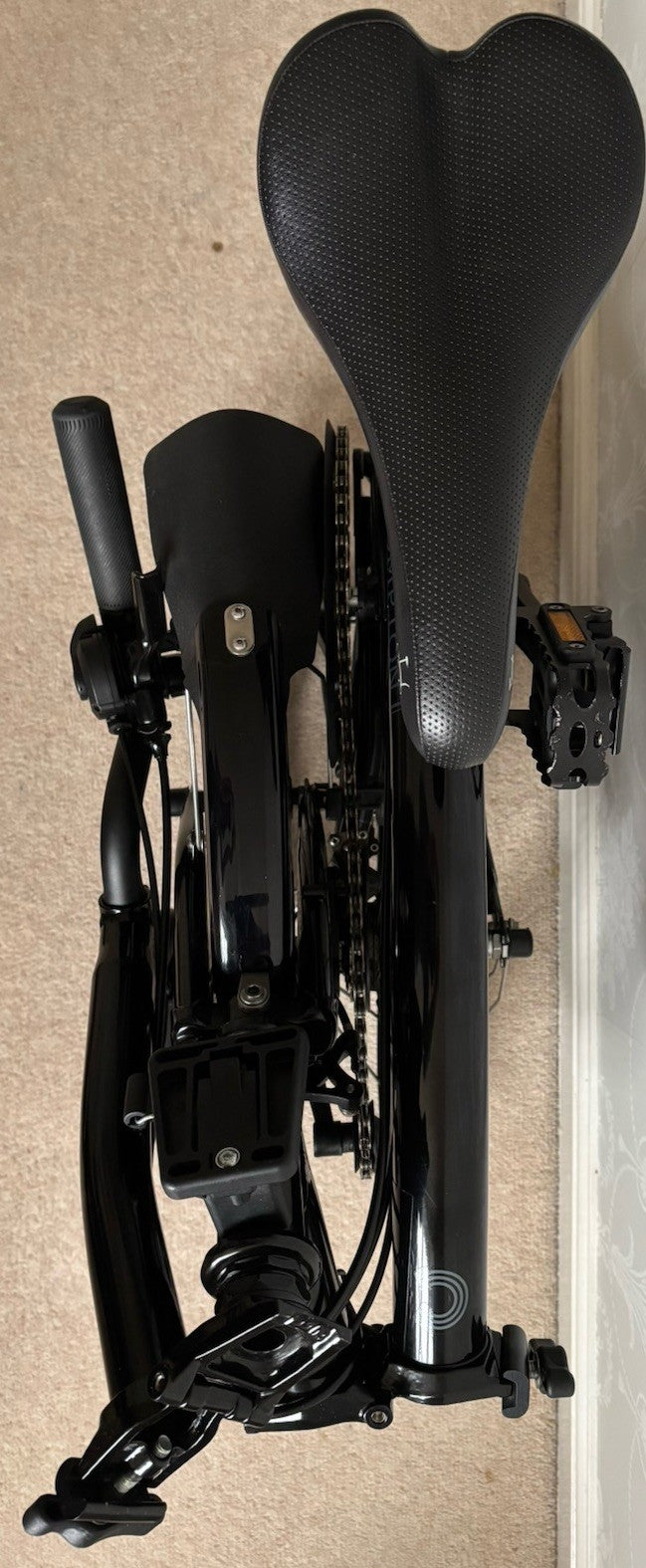2022 Brompton C Line 6 Speed Black Edition Folding bicycle - Test Ridden Only