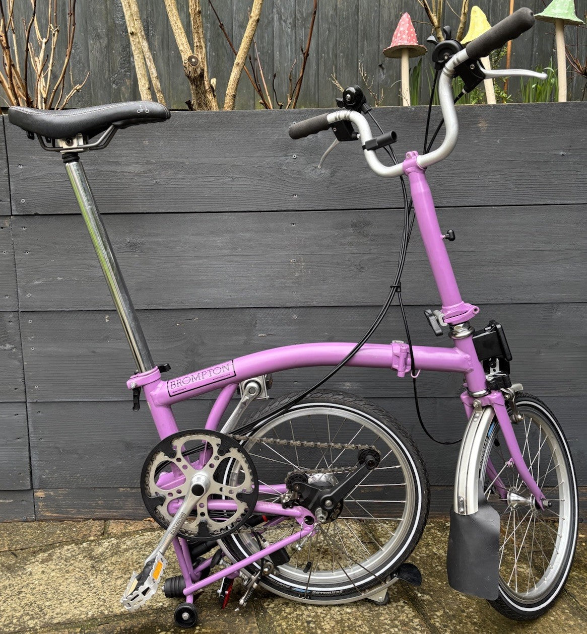 Brompton M6L in rare Lilac Folding bike C Line - Very Light Leisure Use Only