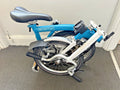 Brompton Folding Bike 3-Speed Blue - White