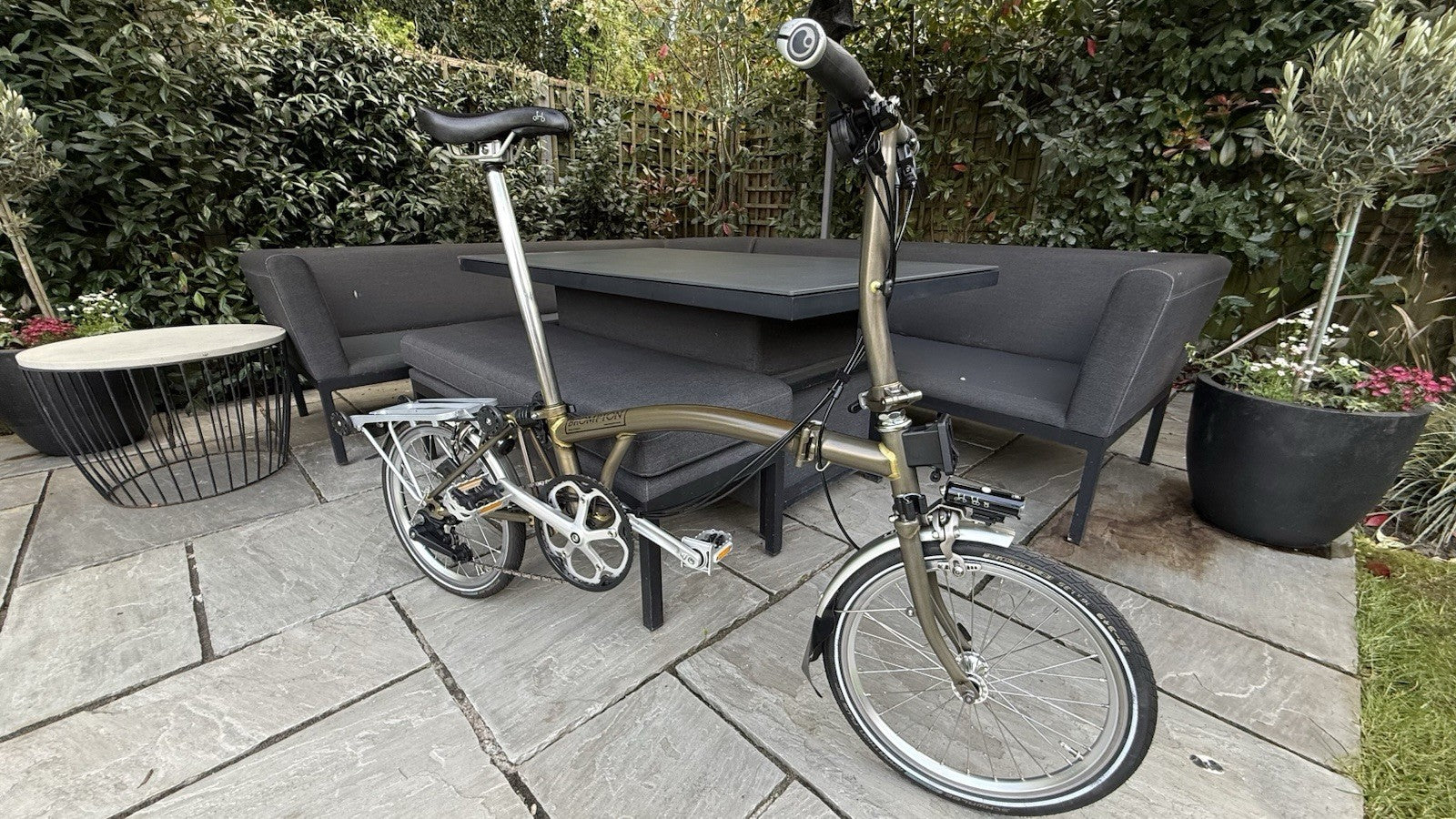 Brompton Gold Lacquer Limited Edition Bike - 6-Speed 2014 Fully upgraded