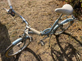 Hercules Compact Blue 20in Folding Bike Rear Rack Mudguards Chain Guard