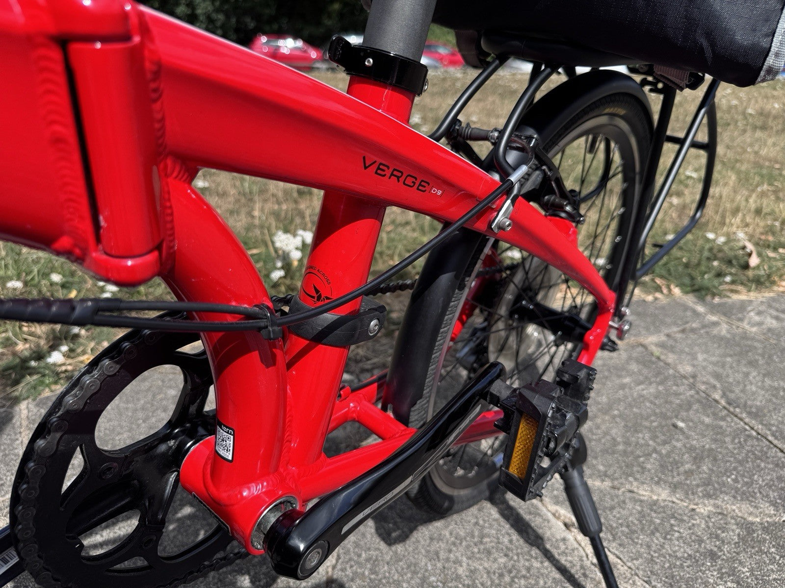 Tern Verge D9 Folding Bicycle Red - In Excellent Condition