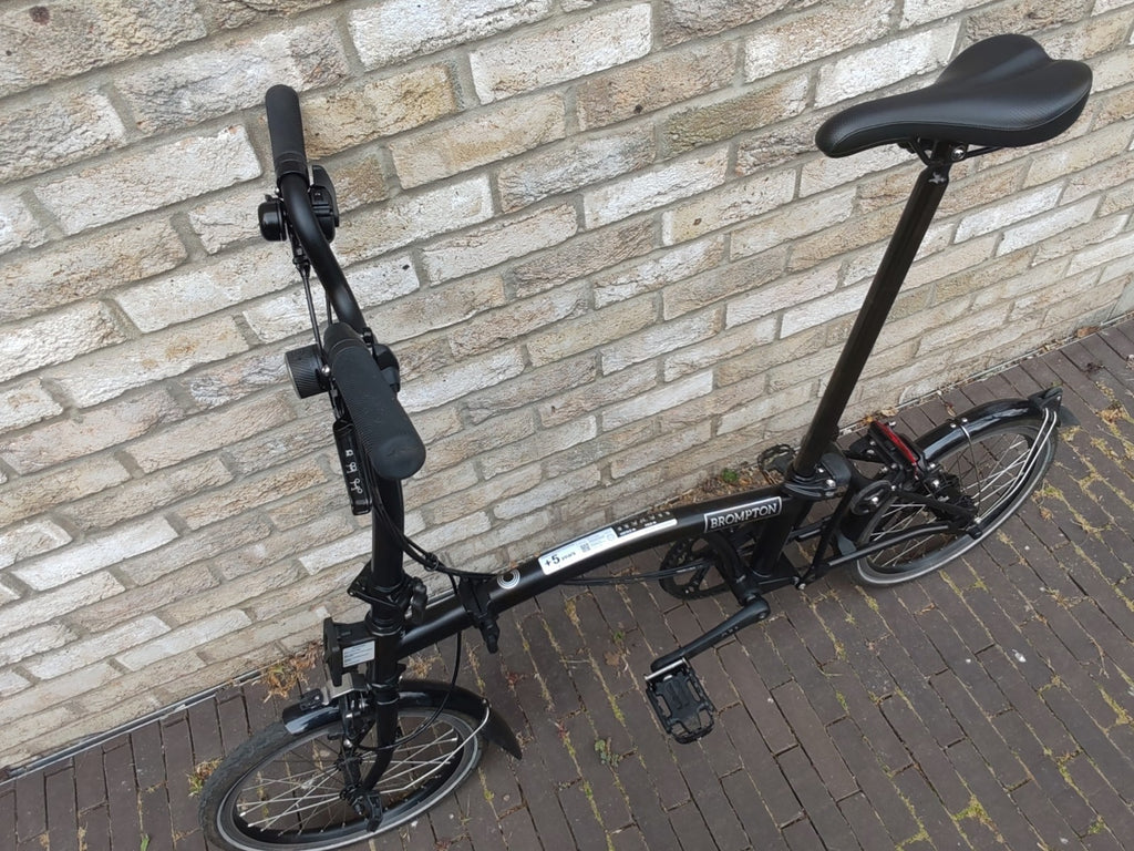 Brompton C Line 12 Speed Black Edition Folding Bike - Good Condition