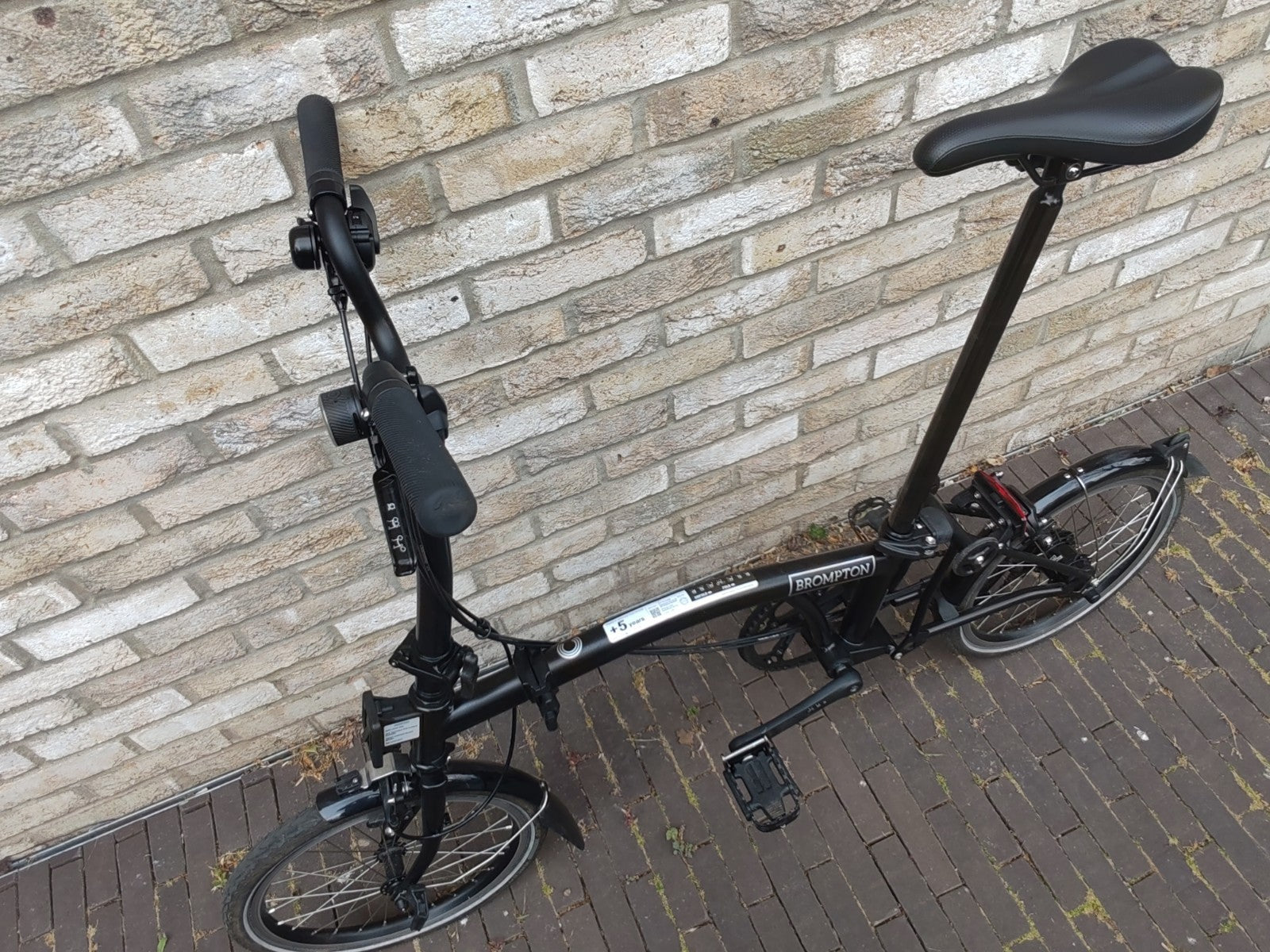 Brompton C Line 12 Speed Black Edition Folding Bike - Good Condition