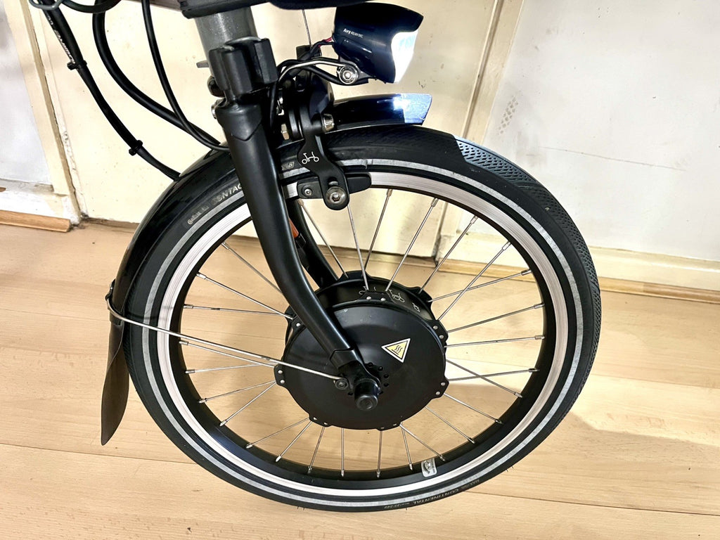 Brompton P Line 2023 4-Speed, Storm Grey, Mid Handlebar