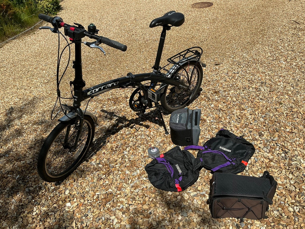 Carrera Intercity fold up bike 20” wheels