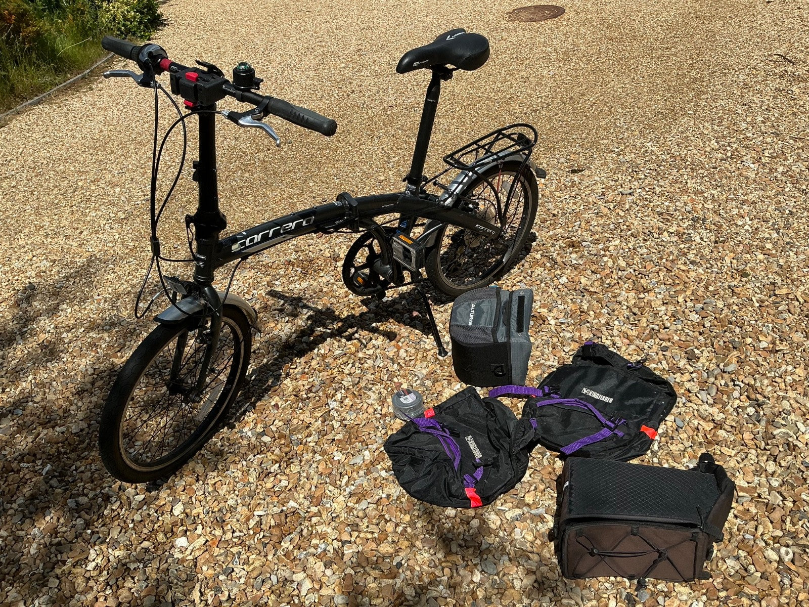 Carrera Intercity fold up bike 20” wheels