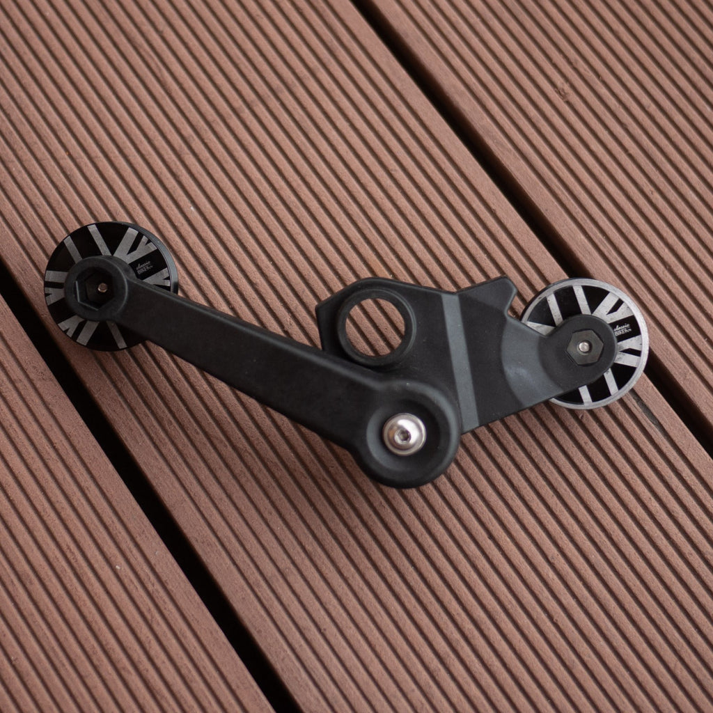 Brompton 2/6 Speed Chain Tensioner Assembly MiniMODs Union Jack Tensioner Wheels