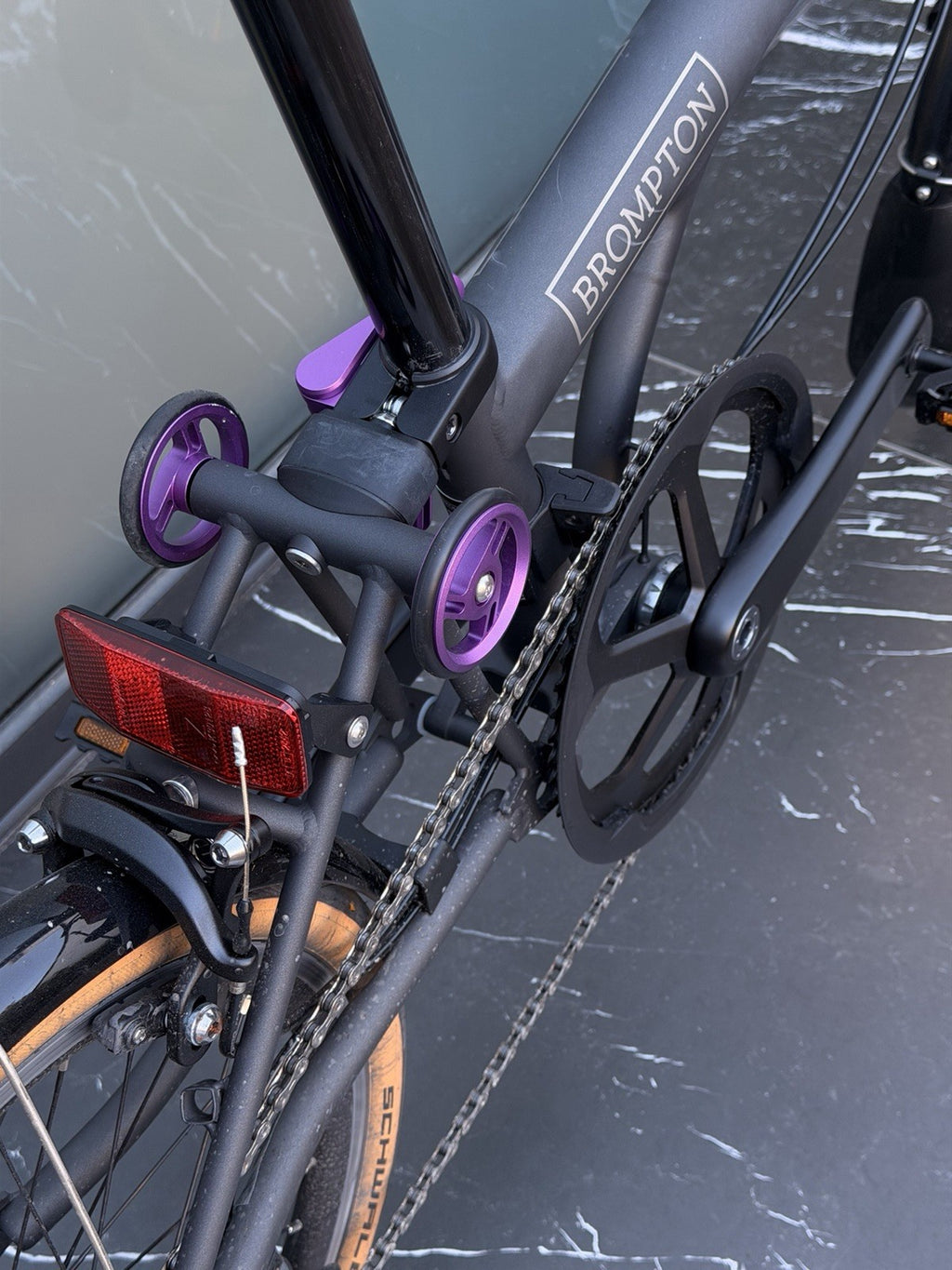Brompton T Line Ceratech Cerakote 4 Speed Folding Bicycle Bike