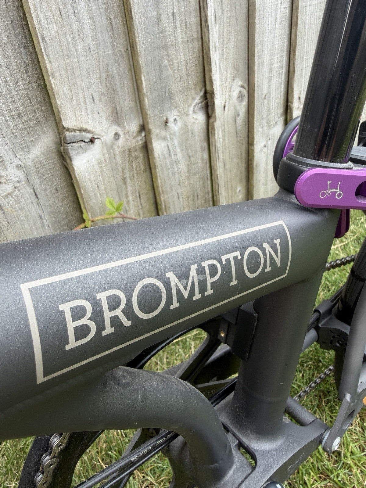 Brompton T Line - Ceratech (purple) Low bar 4 speed.