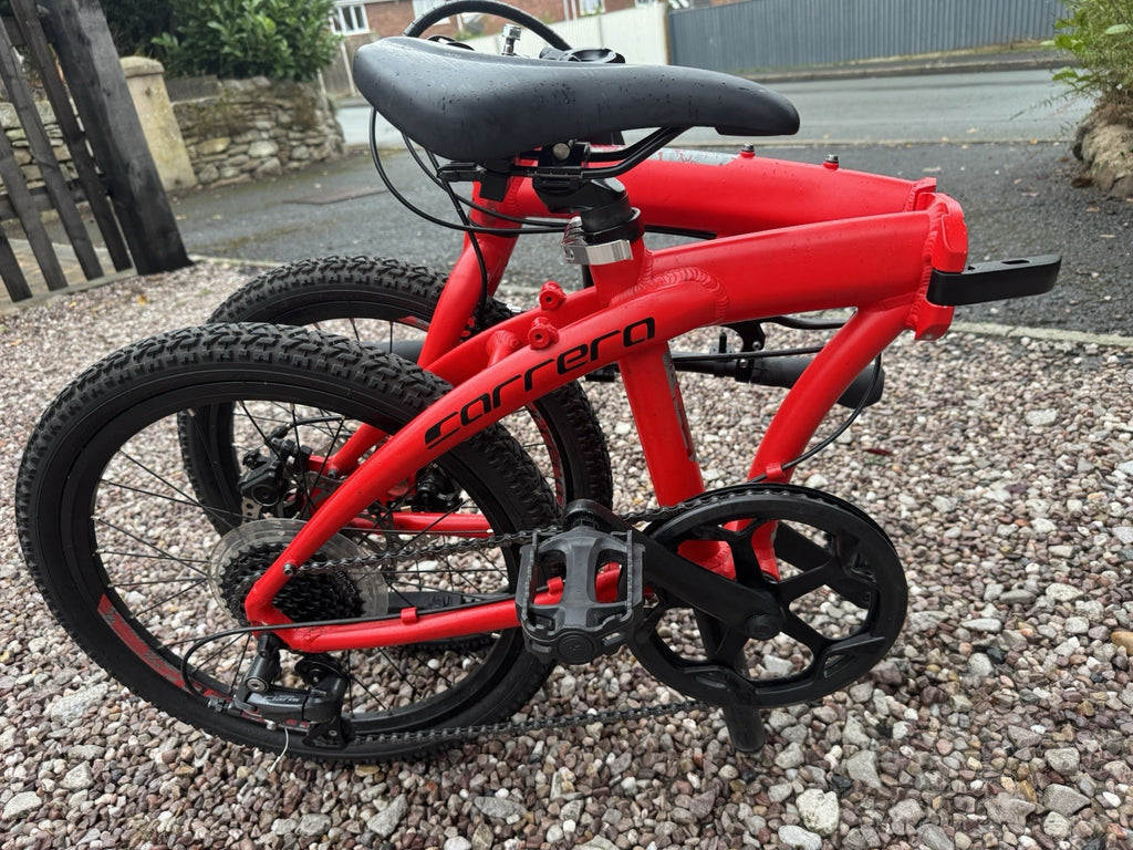Carrera Intercity 8-Speed Folding Bike with Disc Brakes Excellent Condition