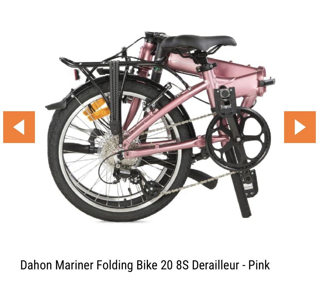 Dahon Mariner Folding Bike 20" 8S Derailleur - Pink