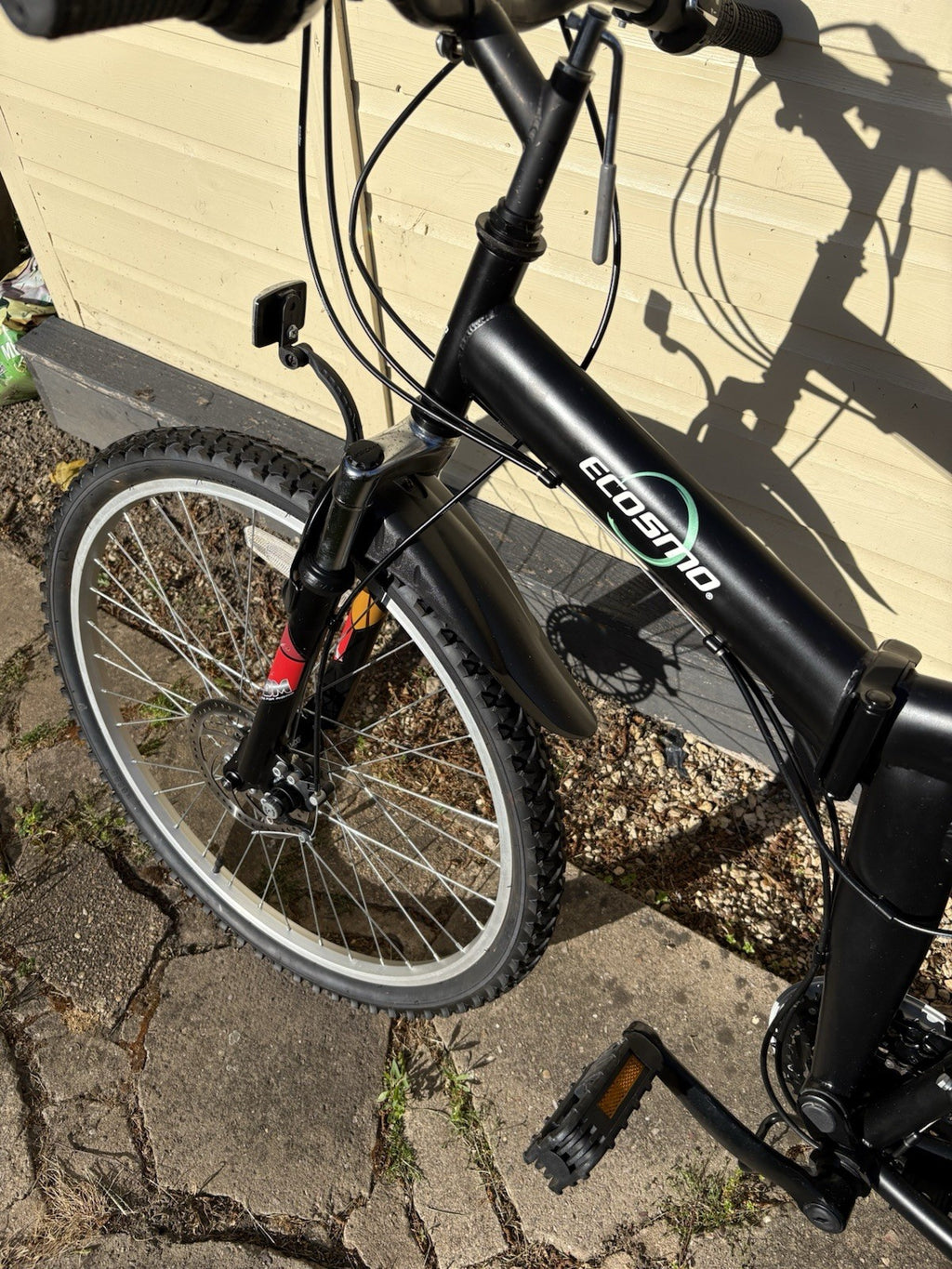Ecosmo 26 Inch 21 Speeds Folding Mountain Bicycle - Discs Brakes Front