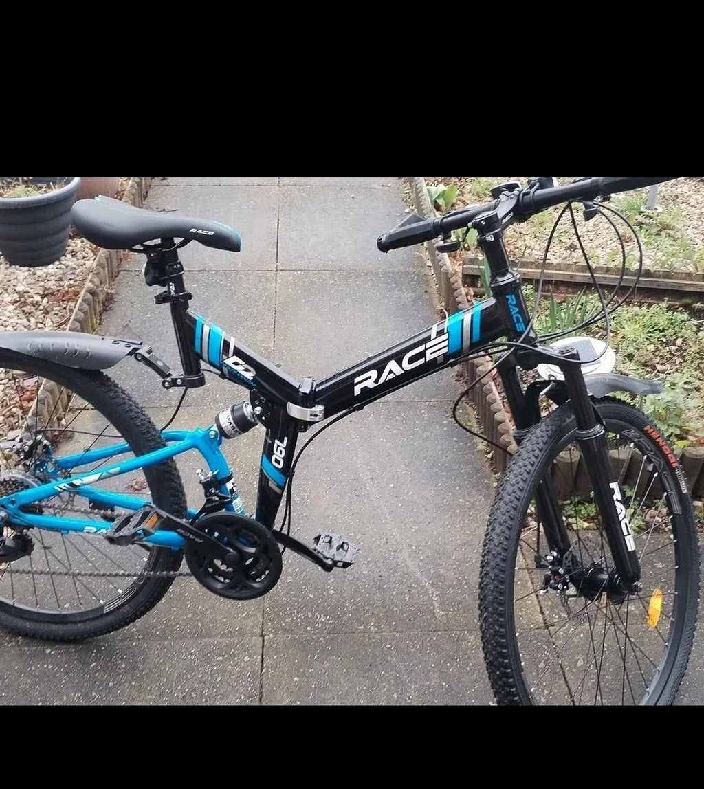 Mountain Bike Full Suspension 26-inch folding Frame,  21 (see description)