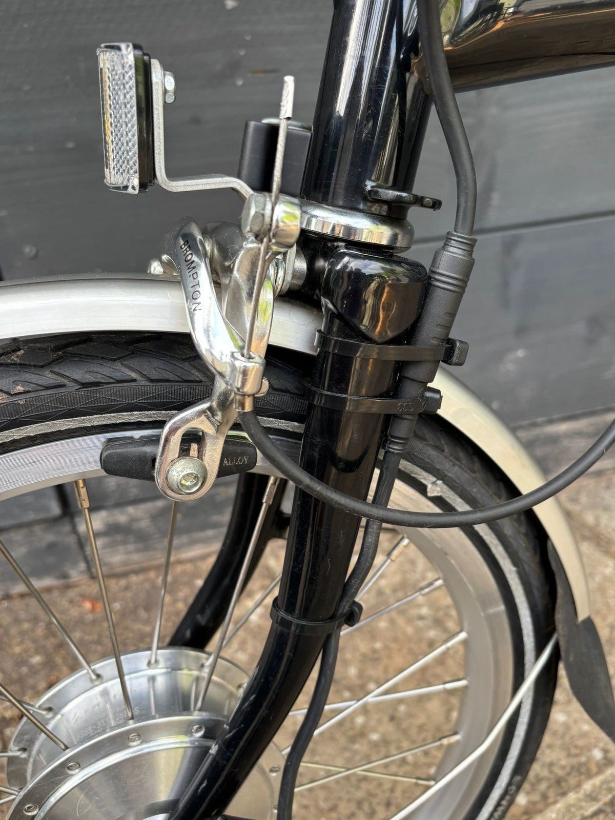Brompton M3L Swytch Converted Folding Bicycle 3 Speed C line gloss Black