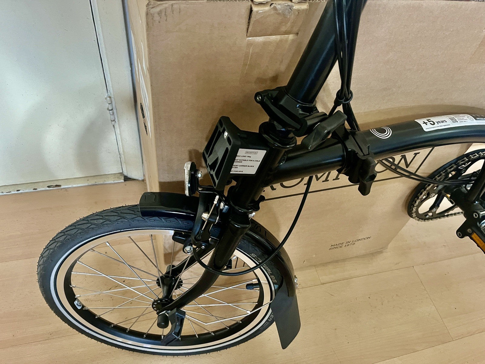 Brompton C Line Explore, 6-Speed, Black, Black Ed, Low Handlebar 2025