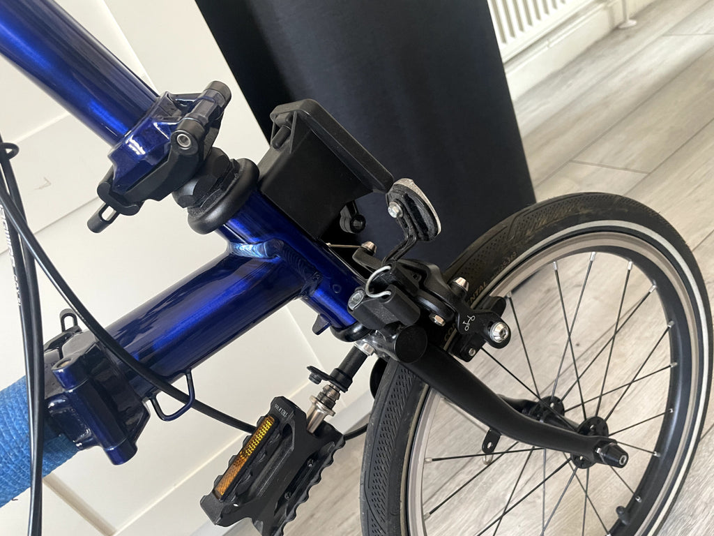 Brompton P-Line Urban - 4-Speed - Bolt Blue Lacquer