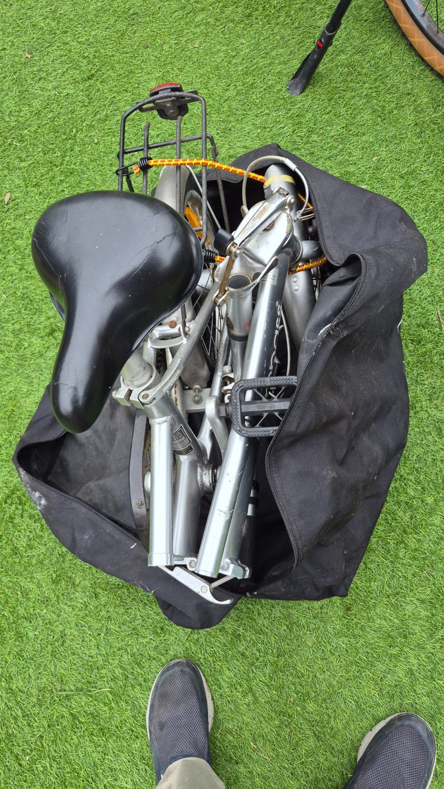 Compass  lightweight folding bicycle 16" wheels.