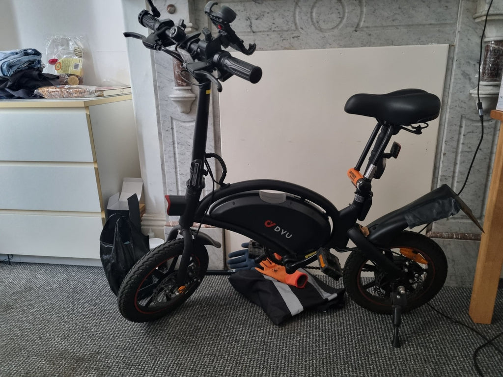Used Folding bike Dyu black